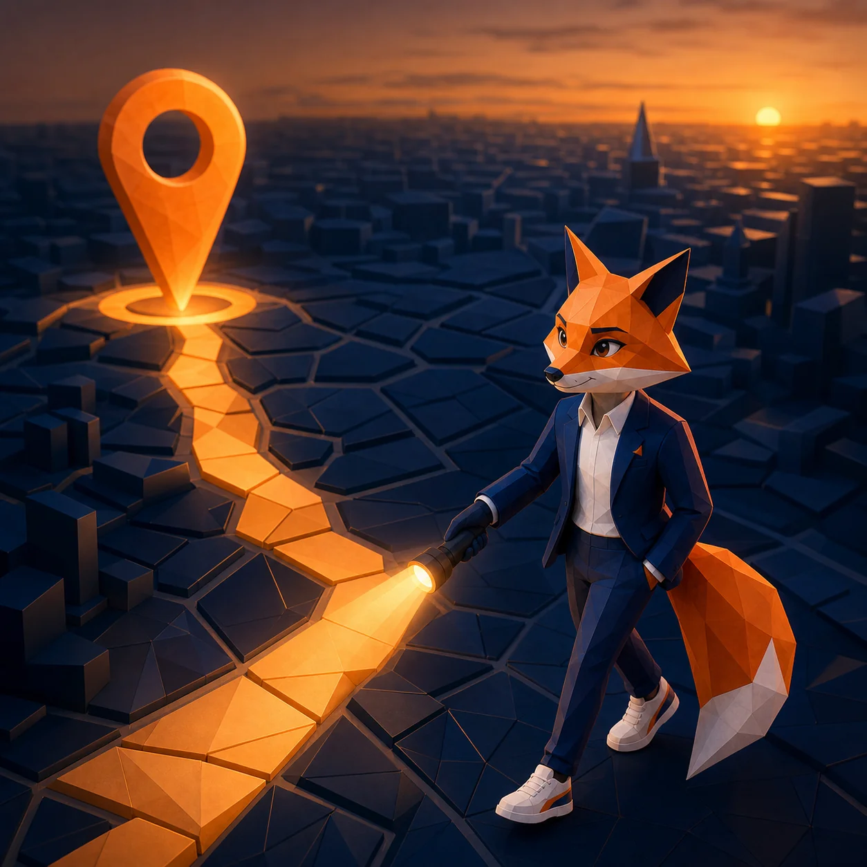 Mascota Craiova Marketing verificând rezultate locale